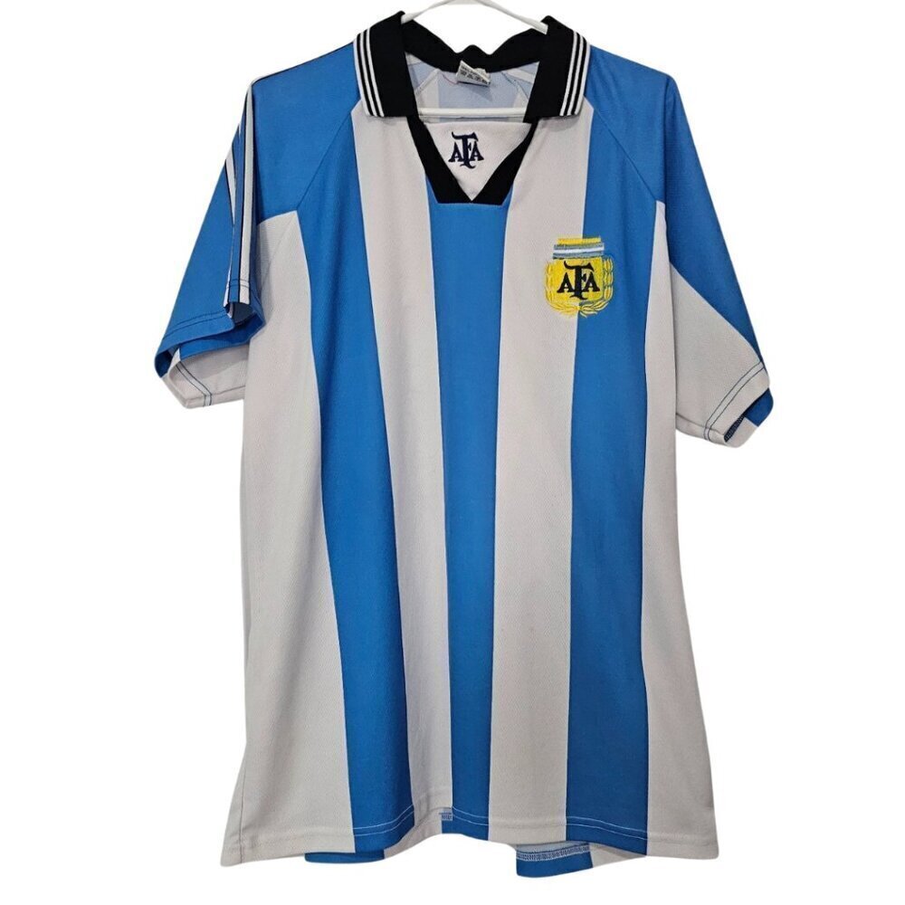 Men's Argentina Jersey, M-L, Football Soccer
